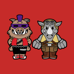 Bebop and Rocksteady Chibi T-Shirt