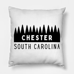 Chester South Carolina SC Tourist Souvenir Pillow