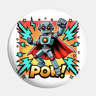 Super Hero Robo Adventure Tee Pin