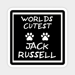 The worlds cutest Jack Russell the perfect way to show your love Magnet