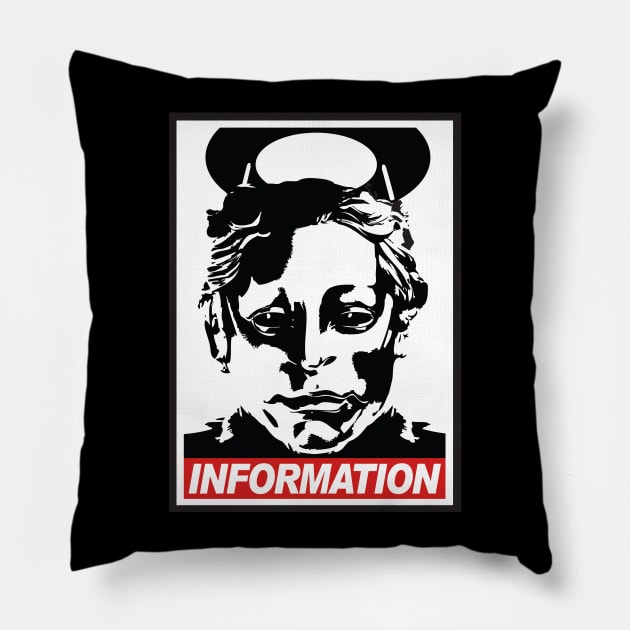 Heavenly Host "Information!" - Doctor Who Pillow by Magmata