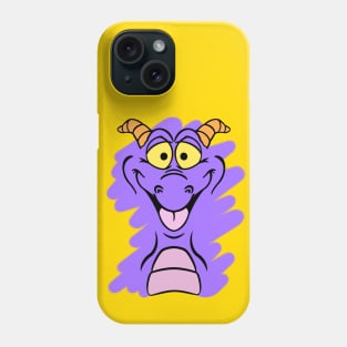 Happy little purple dragon of imagination Cosplay face paint Phone Case