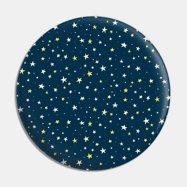 Starry Night Pin by Salty Siren Studios