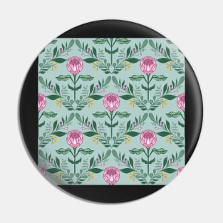 Protea pattern Pin