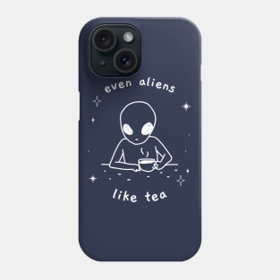 Aliens like Tea Phone Case