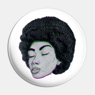 Afro Girl Pin