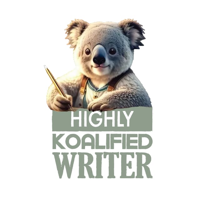 Just a Highly Koalified Writer Koala by Dmytro