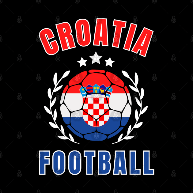 Croatia Football Ball by footballomatic