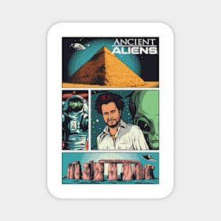 Ancient Aliens Comic Page Magnet