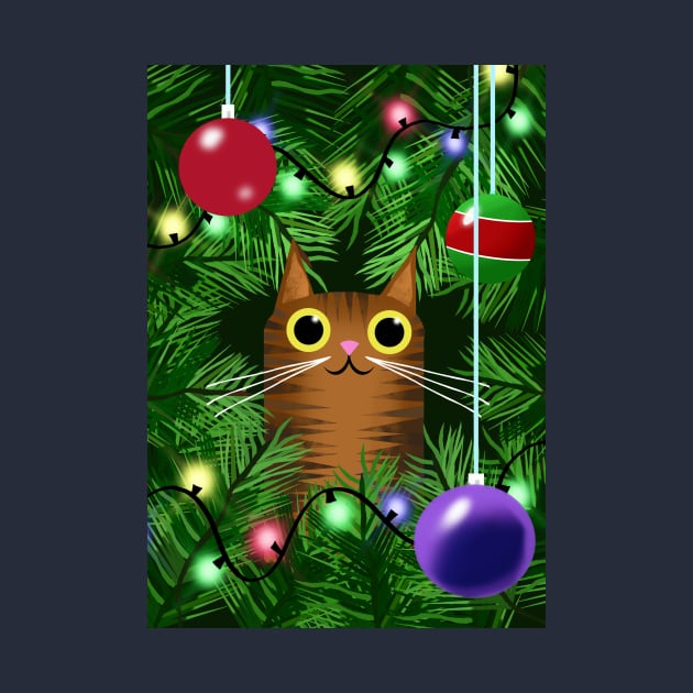 Cat and Christmas Tree by Scratch