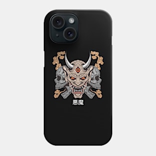 oni mask skull devil Phone Case