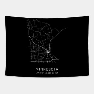 Minnesota State Road Map Tapestry