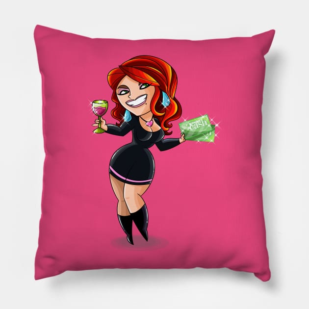 Theresa with the Kohls Cash Pillow by Jasonfm79