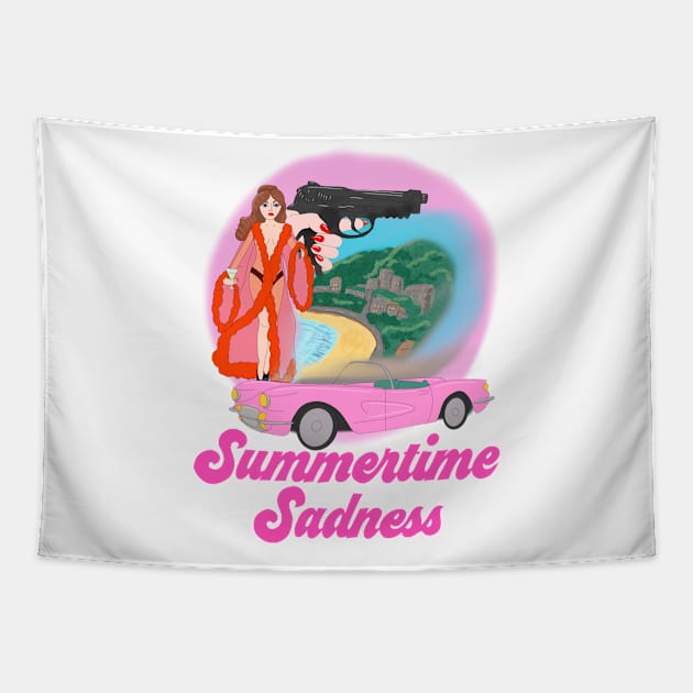 Summer Time Sadness Tapestry by SchlockHorror