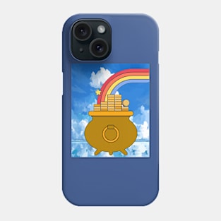 Rainbow With Boiler Pot Full Of Gold Phone Case