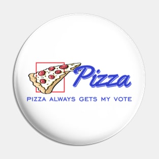 vote for pizza Pin