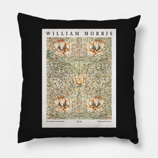 William Morris Honeysuckle Pattern Exhibition Wall Art Museum Art Pillow