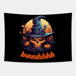 Buuhhhh-Halloween Haunt Tapestry