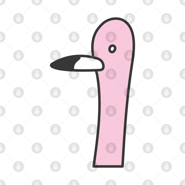 Funny Flamingo Ingo by artdorable