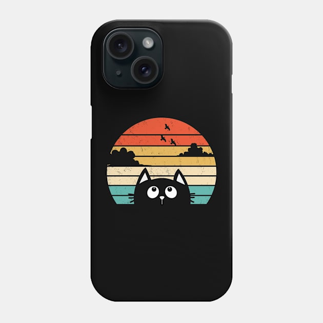 Retro cat Phone Case by jerranne