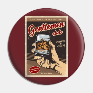 Vintage Ad - Gentlemen Club Pin