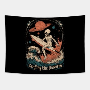 Alien surfing 88059 Tapestry