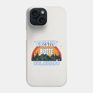 Crested Butte Colorado U.S.A. Gift Ideas For The Ski Enthusiast. Phone Case