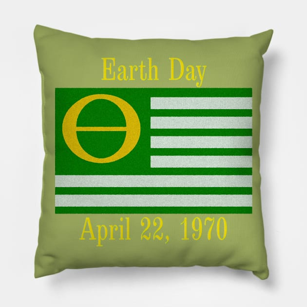 Original Earth Day Flag Pillow by PoliticiansSuck