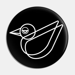 Minimalist Bird Lineart Pin