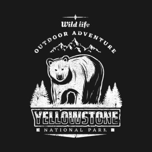 Yellowstone National Park Outdoor Adventure Wild Life T-Shirt