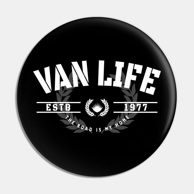 Van Life - Van Dweller Pin by ShirtFace