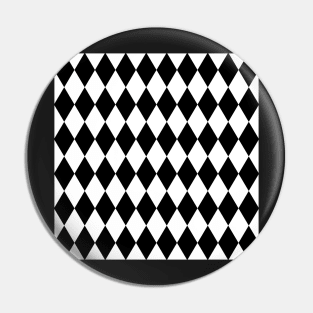 Diamond pattern in blackandwhite Pin