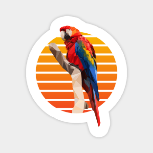 Parrot Lowpoly Magnet