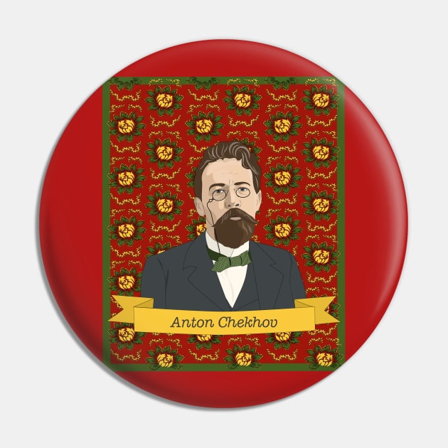 Anton Chekhov Pin by Goddess of the Bees 