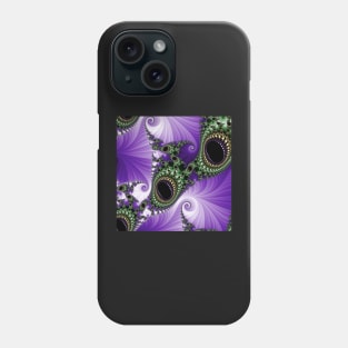 Fabulous Fractals  |  Black Onyx Cabochons Phone Case