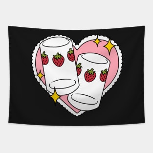 Strawberry glasses Tapestry