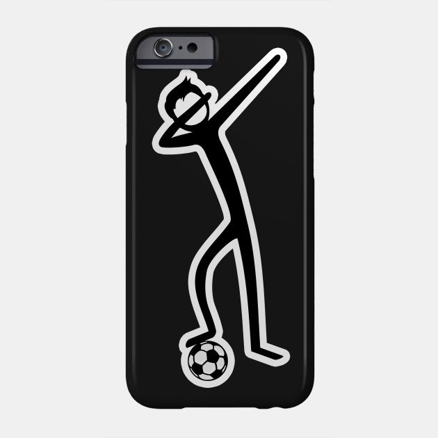 Dabbing Stick Figure - Soccer I