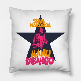 Manu Dibango - Soul Makossa: Funk Icon Tribute Design for T-Shirts Pillow