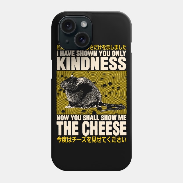 Show me the Cheese Rat Phone Case by giovanniiiii