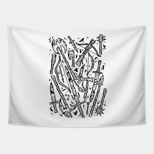 Dungeons and Dragons - Classic Weapons Tapestry