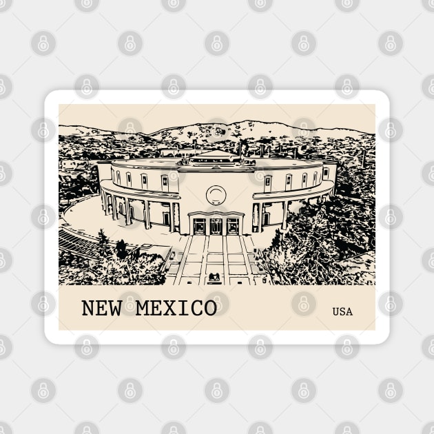 New Mexico State USA Magnet by Lakeric