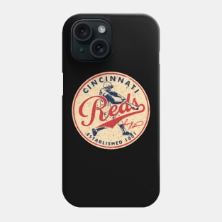 Throwback Cincinnati Reds 2 by Buck Tee Phone Case