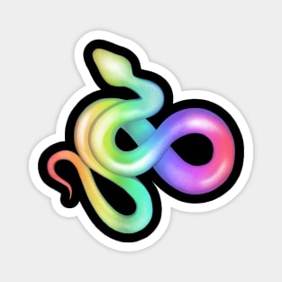 Rainbow snake Magnet