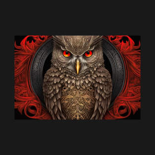 Enchanting Owl Artwork - Digital Print, Fine Art Print, Wall Decor T-Shirt