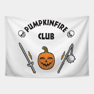 PUMPKINFIRE CLUB - ORANGE COLOR Tapestry