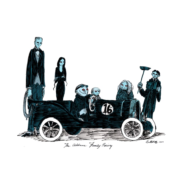 Addams Family Racing by Bret M. Herholz