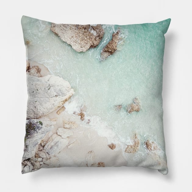 Tropical Ocean Pillow by NewburyBoutique