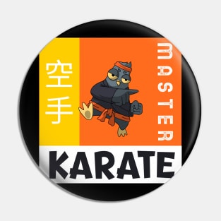 Karate Bird Pin