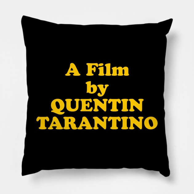 Tarantino Pillow by TheCosmicTradingPost