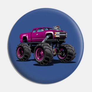 cartoon monster truck Pin